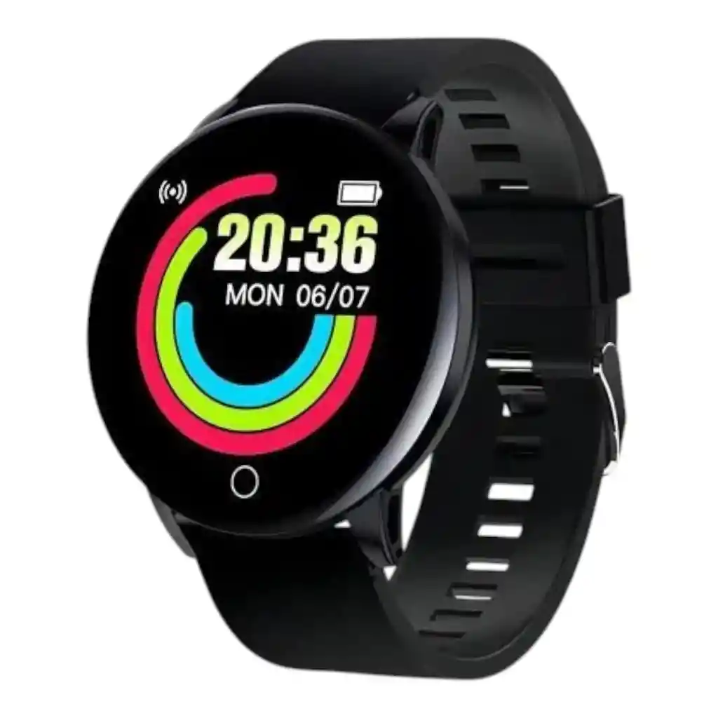 Smartwatch Redondo D18 Negro