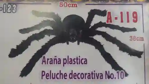 Araña Plástica Peluda