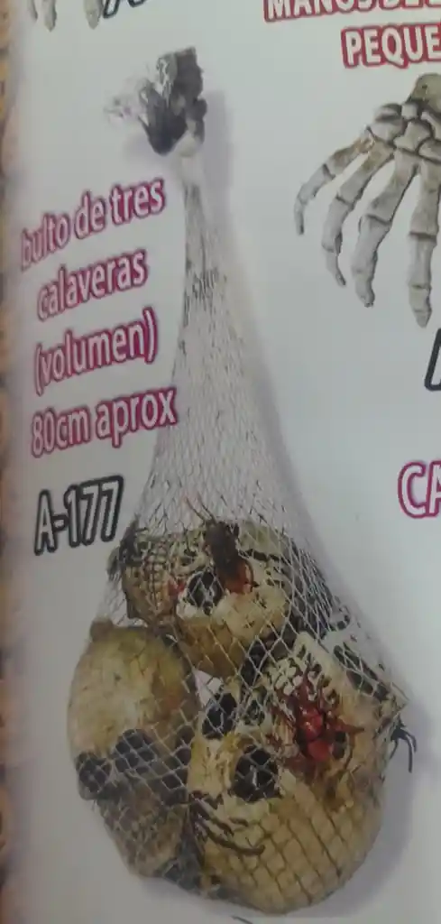 Bulto De 3 Calaveras