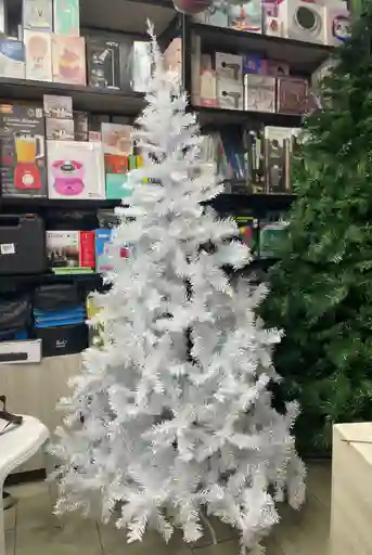 Arbol De Navidad Blanco 1.80 M De Alto 880 Ramas