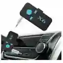 Adaptador Bluetooth X6 Con Plug - Jack 3.5mm Para Carro