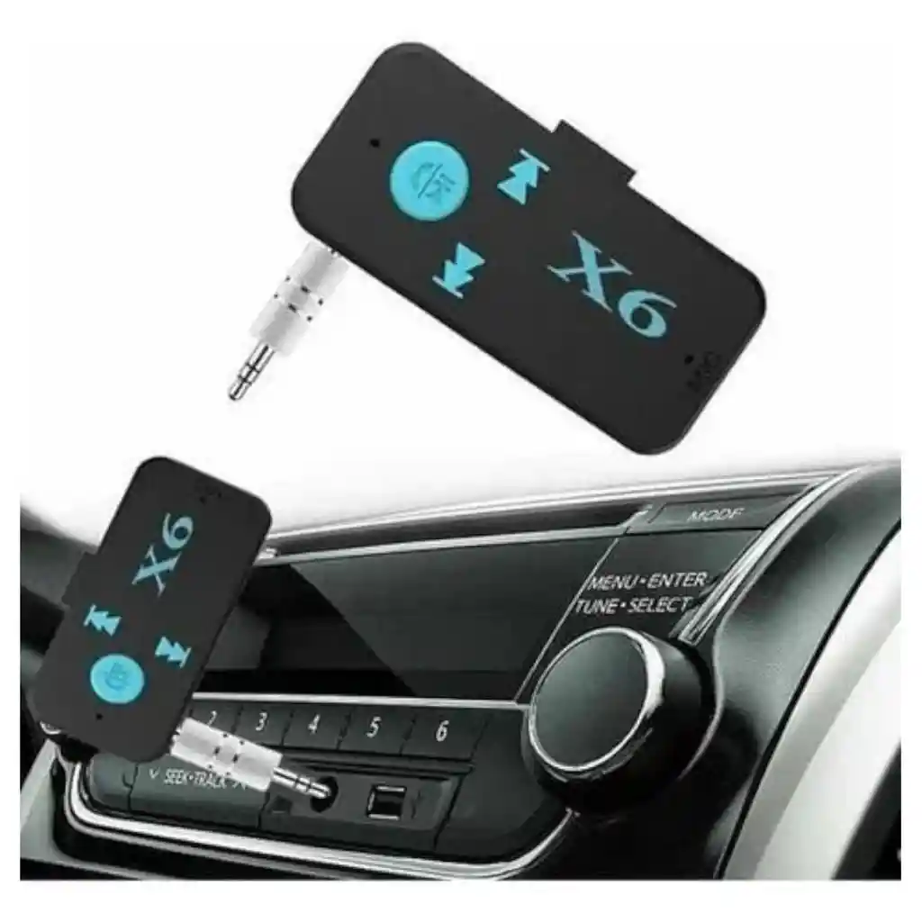 Adaptador Bluetooth X6 Con Plug - Jack 3.5mm Para Carro