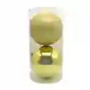 Bolas Navideñas Doradas 2pzs 20cm Expressions