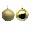 Bolas Navideñas Doradas 2pzs 20cm Expressions