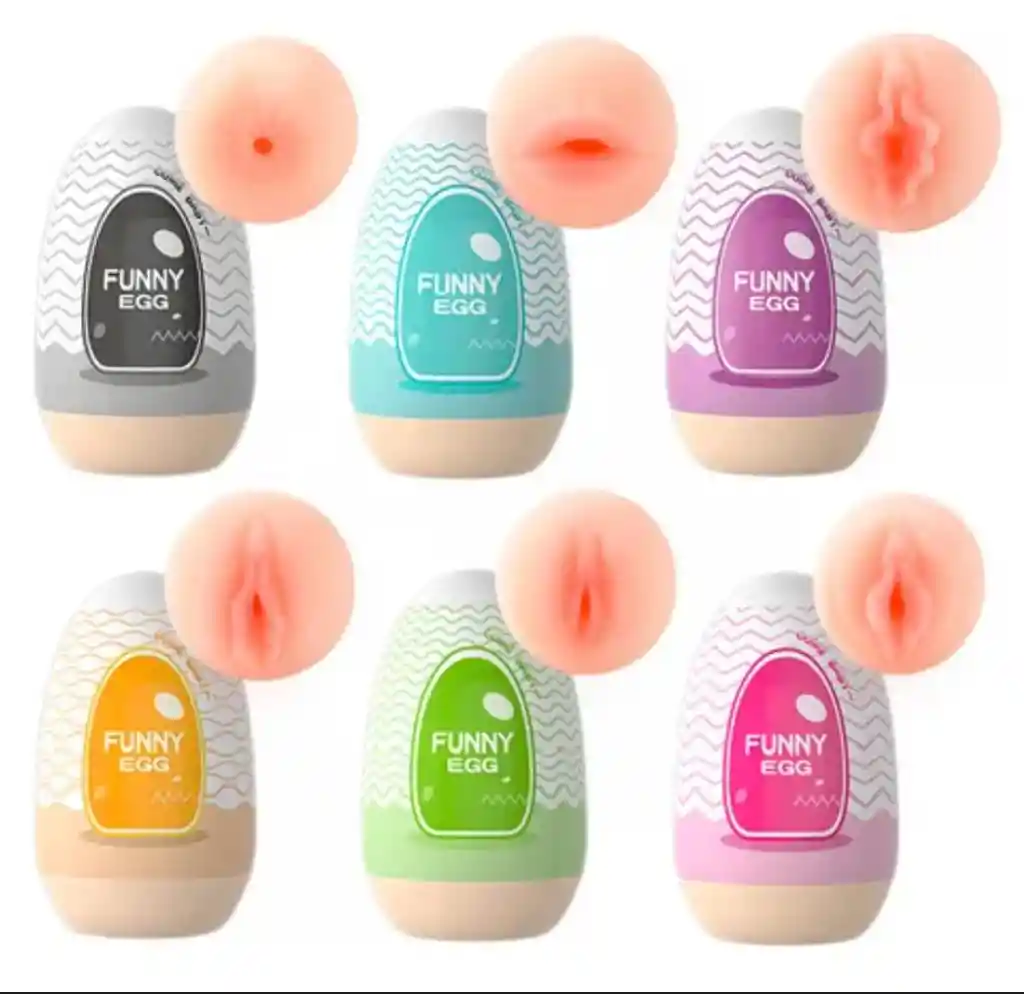 Masturbador Huevo Hombre Funny Egg Texturizado