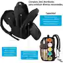 Bolso Morral Portatil Impermeable Unisex Usb 6 Bolsillos