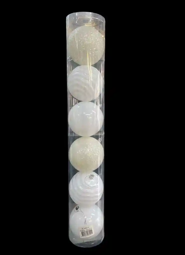 Bolas De Navidad 10 Cm X 6 Unidades Bolas Navideñas Decoracion Navideña