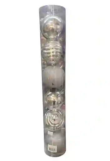 Bolas De Navidad 10 Cm X 6 Unidades Bolas Navideñas Decoracion Navideña