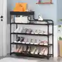Organizador Multifuncional Zapatero Rack 5 Niveles Negro