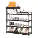 Organizador Multifuncional Zapatero Rack 5 Niveles Negro