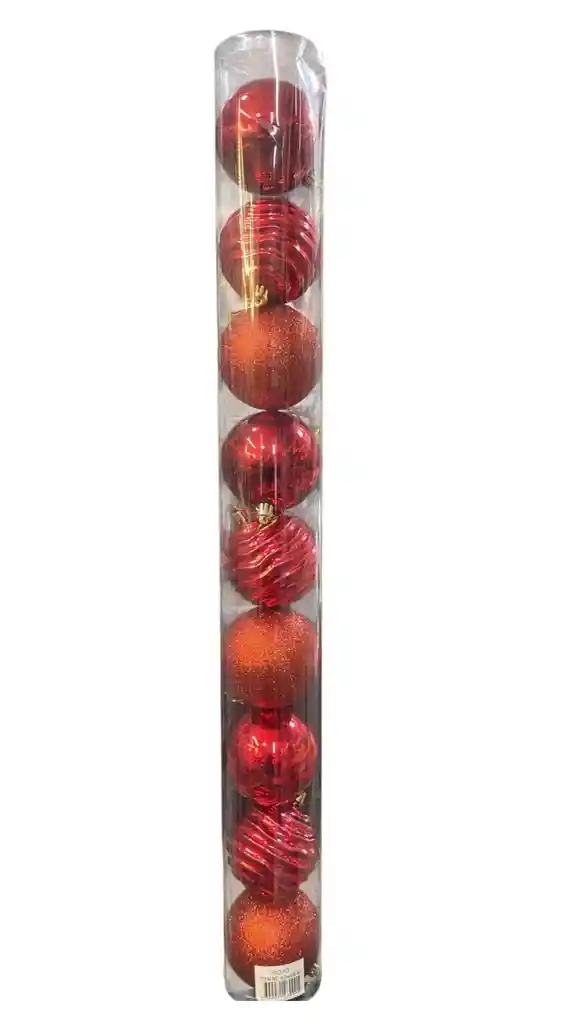 Bolas De Navidad 8 Cm X 9 Unidades Bolas Navideñas Decoracion Navideña