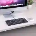 Teclado Alámbrico Negro K-1000