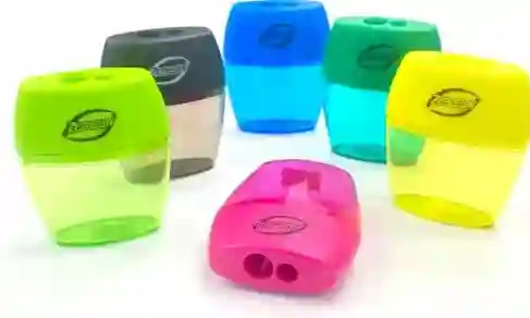 Tajalapiz/sacapunta Para Dos Tamaños De Lapiz Gordo O Delgado Con Deposito Marca Zeppelin