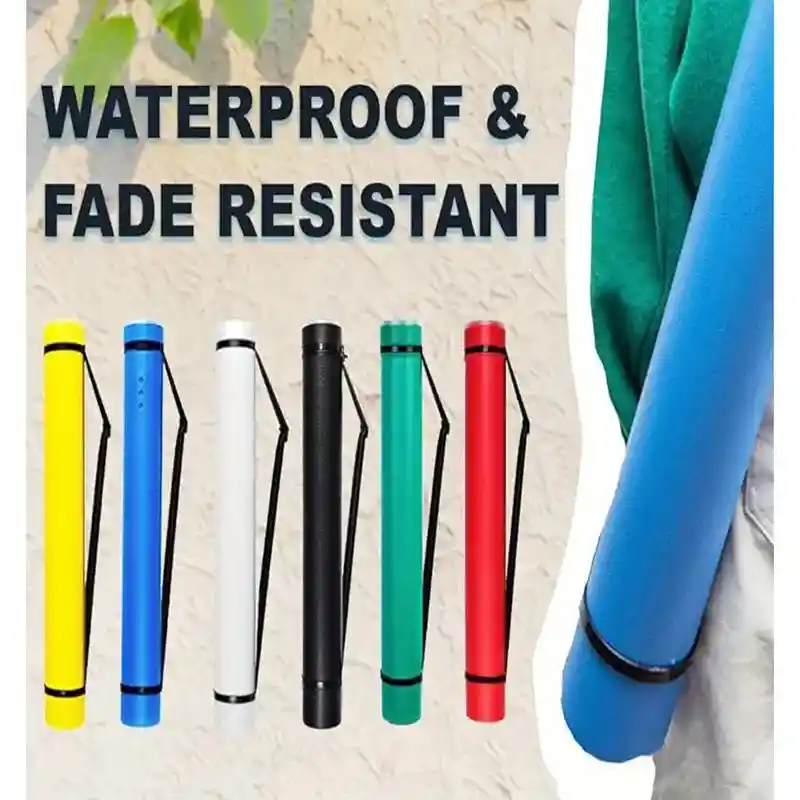Tubo Porta Planos Expandible Mediano – Ideal Para Arquitectura, Dibujo Y Arte