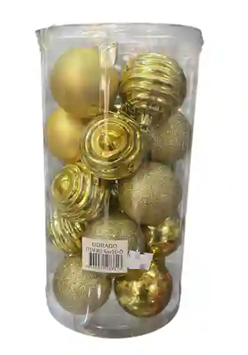Bolas De Navidad 6 Cm X 20 Unidades Bolas Navideñas Decoracion Navideña