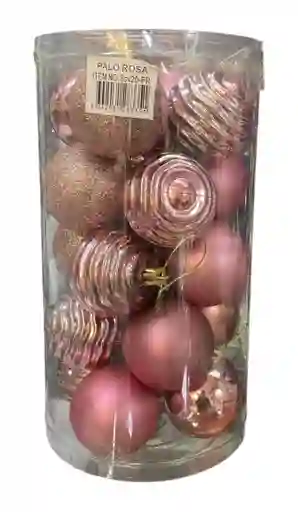 Bolas De Navidad 6 Cm X 20 Unidades Bolas Navideñas Decoracion Navideña