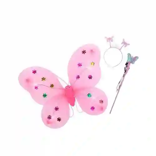 Alas De Mariposa Rosada