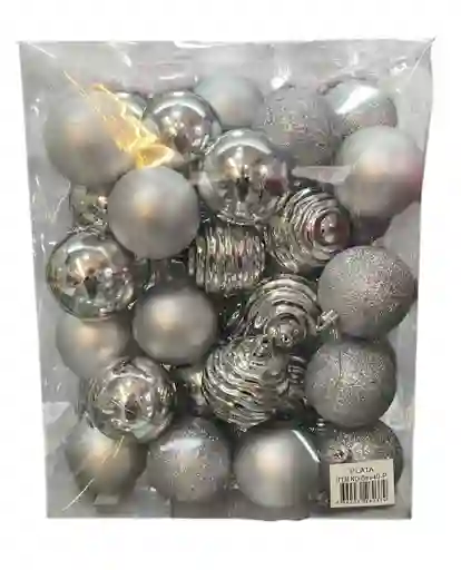 Bolas De Navidad 6 Cm X 40 Unidades Bolas Navideñas Decoracion Navideña