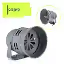 Sirena Metalica Alarma De Sonido Emergencia Bocina Industri Gris