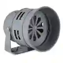 Sirena Metalica Alarma De Sonido Emergencia Bocina Industri Gris