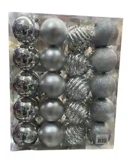 Bolas De Navidad 8 Cm X 40 Unidades Bolas Navideñas Decoracion Navideña