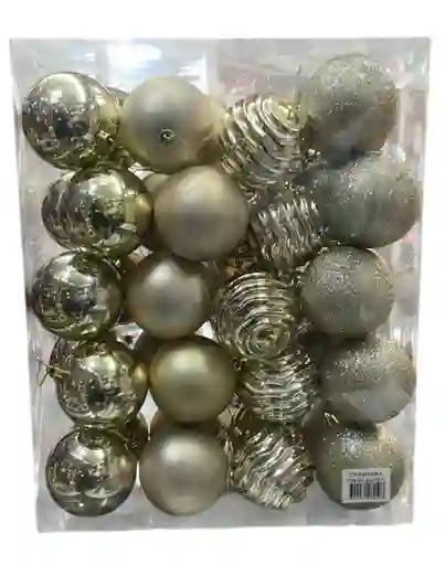 Bolas De Navidad 8 Cm X 40 Unidades Bolas Navideñas Decoracion Navideña