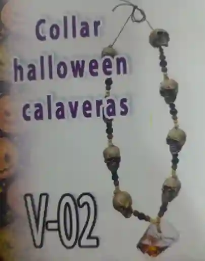 Collar Calavera Con Copa