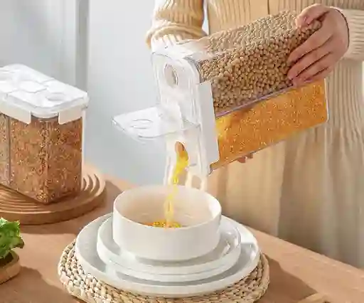 Recipiente Hermético Para Cocina 2 Compartimientos