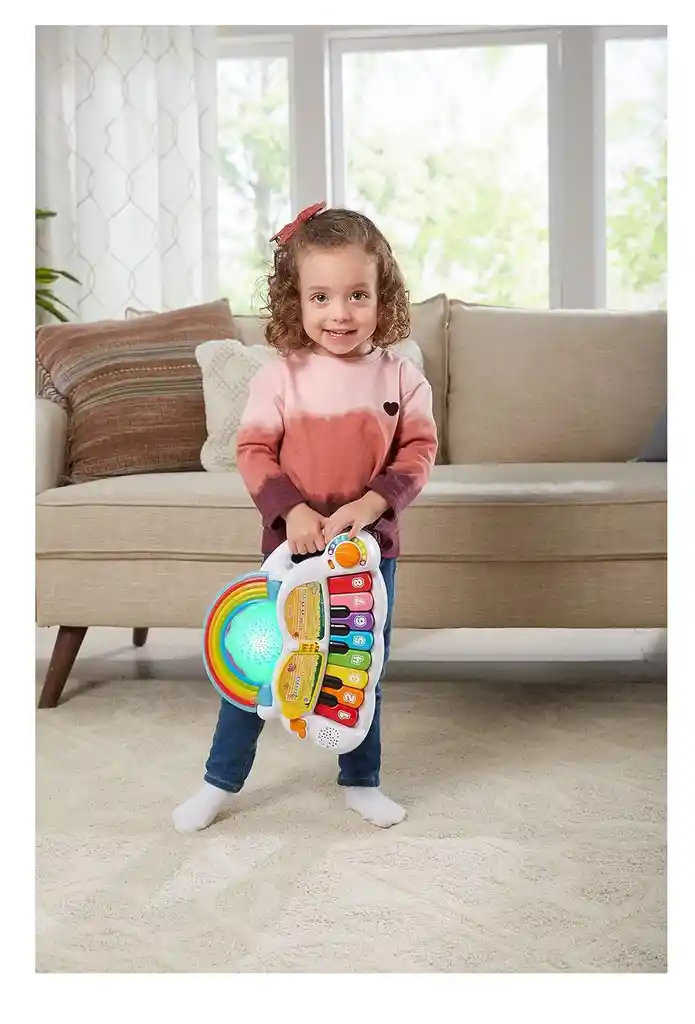 Juguete Estimulación Piano Arcoíris Musical Para Niños