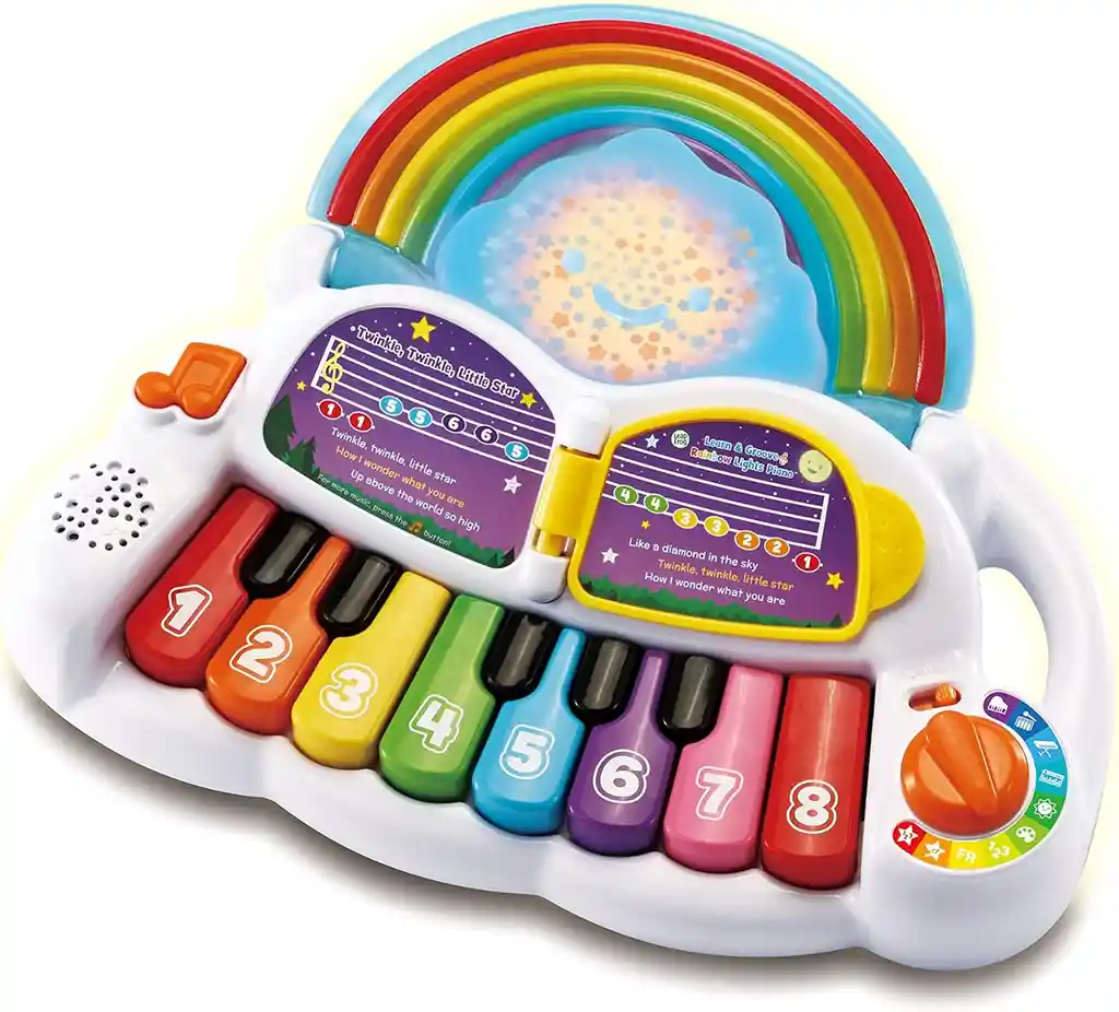 Juguete Estimulación Piano Arcoíris Musical Para Niños