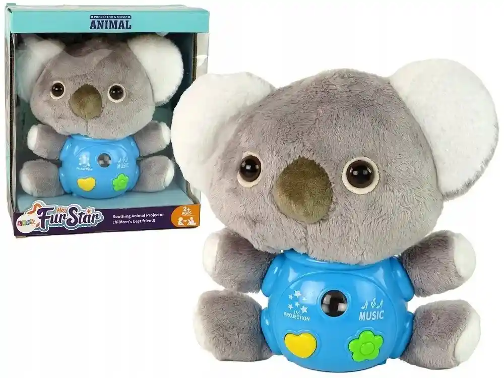 Juguete Peluche Proyector Musical Koala Para Bebés