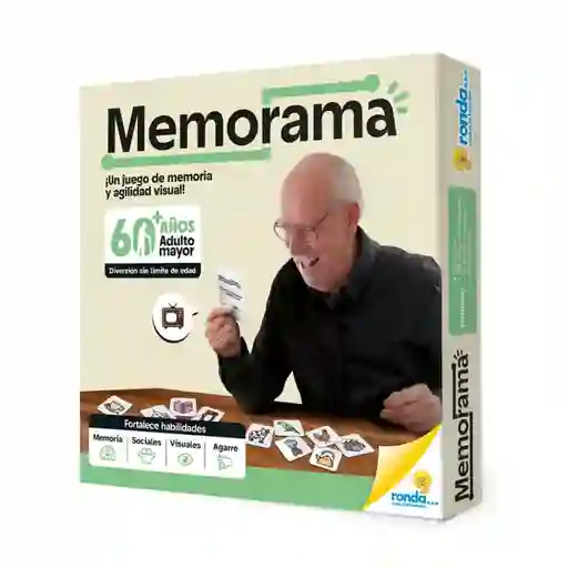 Juego De Mesa Memorama Visual Para Adultos Mayores +60