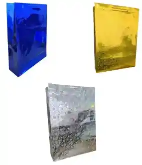 Bolsa De Regalo Metalizada Tamaño 23cm X 27cm