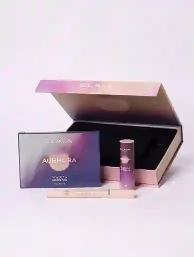 Kit Aurora E050 Elaya 🎁 Maquillaje Completo En Una Sola Caja