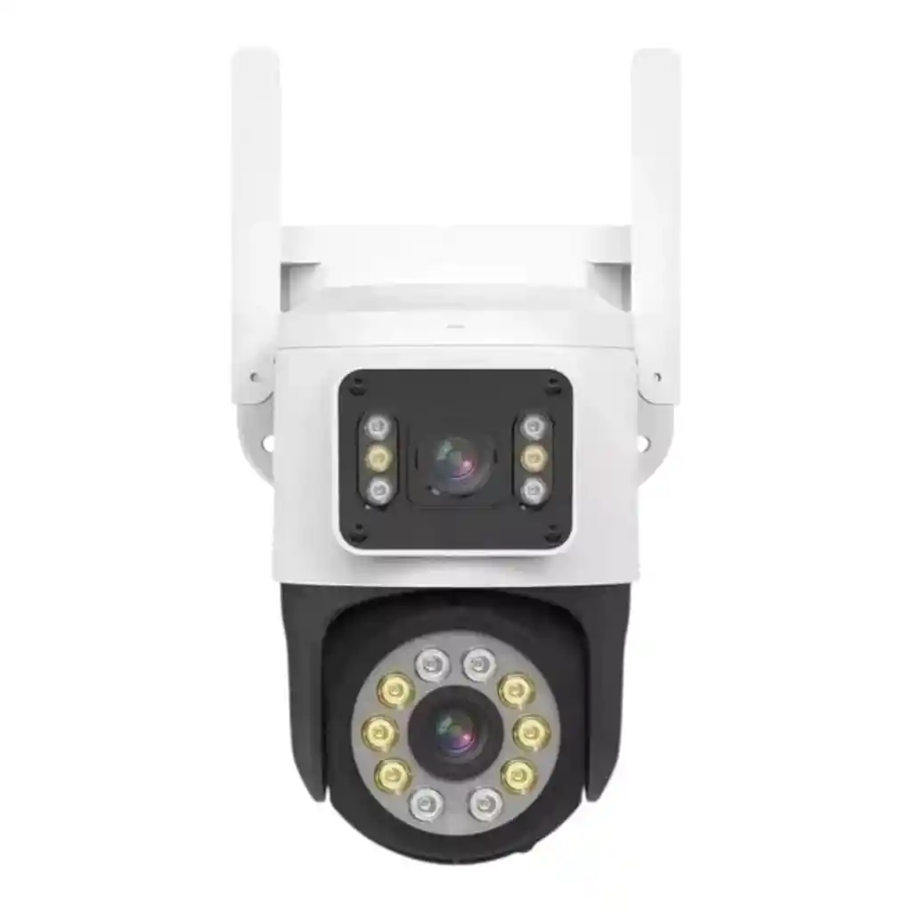 Cámara De Seguridad Exterior Doble Lente Wifi Tc193-ed2d5-xc