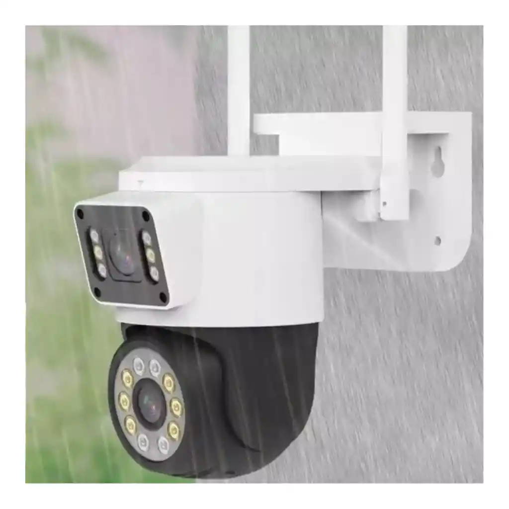 Cámara De Seguridad Exterior Doble Lente Wifi Tc193-ed2d5-xc