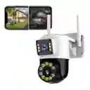 Cámara De Seguridad Exterior Doble Lente Wifi Tc193-ed2d5-xc
