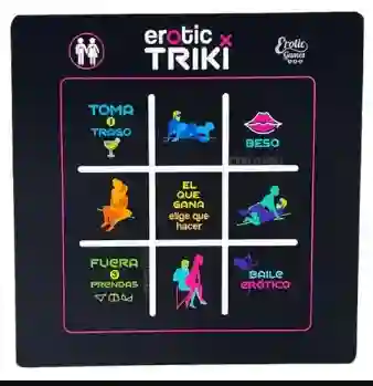 Juego De Triqui Erotico Juego Sexual Para Pareja Penitencias Posiciones Prendas