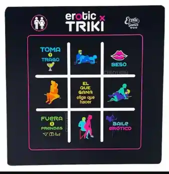 Juego De Triqui Erotico Juego Sexual Para Pareja Penitencias Posiciones Prendas
