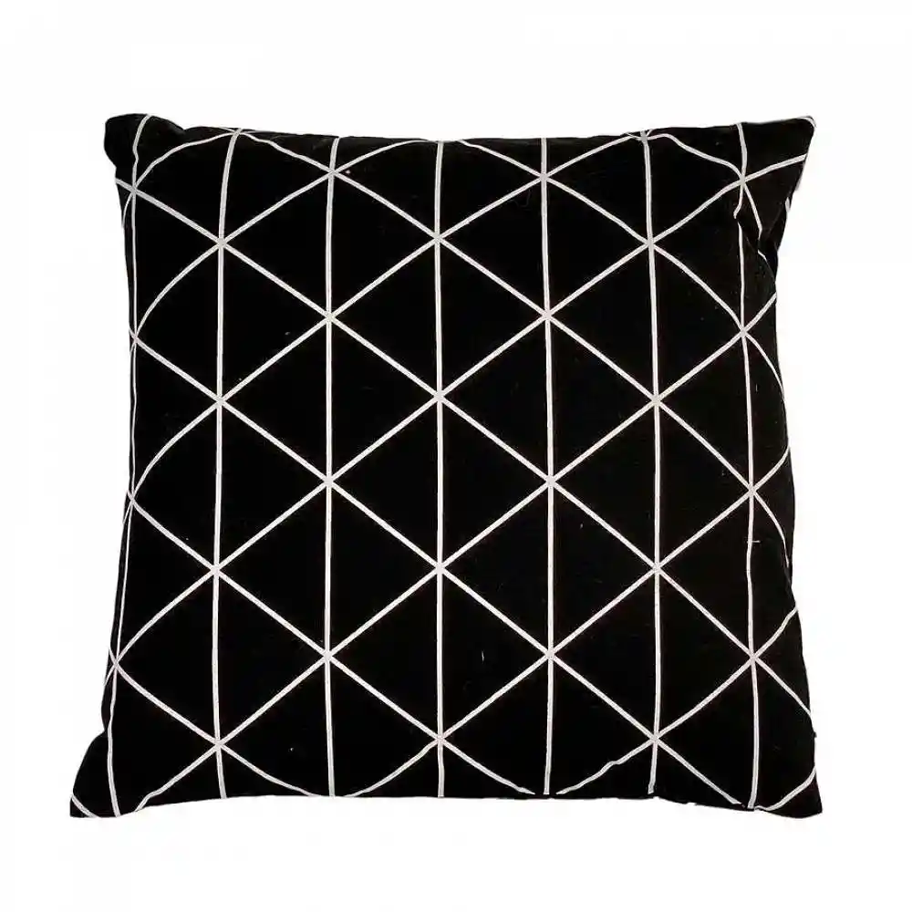 Cojin Concepts Eclectic 45x45cm Negro Algodon