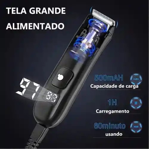 Depiladora Masculina Para Ingle Y Cuerpo Negro