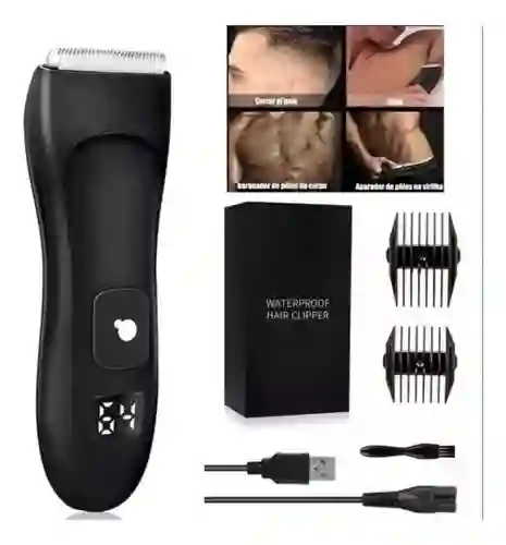 Depiladora Masculina Para Ingle Y Cuerpo Negro