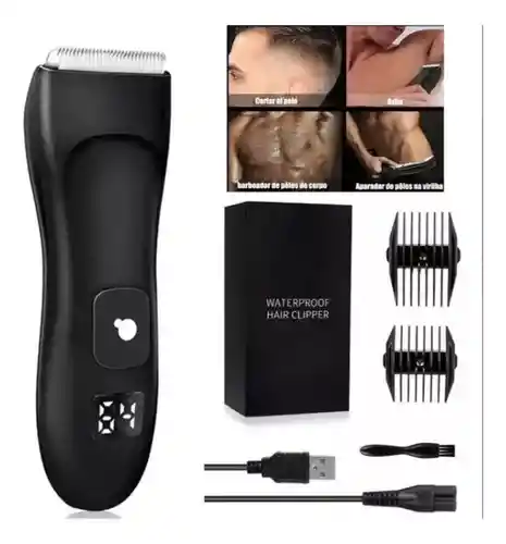 Depiladora Masculina Para Ingle Y Cuerpo Negro