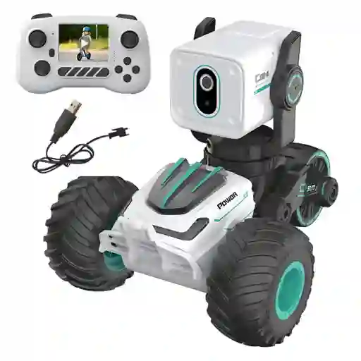 Carro Tanque Con Camara Recargable + Control Remoto