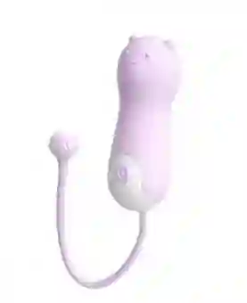 Vibrador Pequeño Dildo En Forma De Oso Lila Recargable