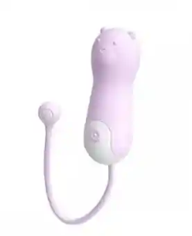 Vibrador Pequeño Dildo En Forma De Oso Lila Recargable