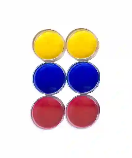 Pintucarita Maquillaje Artístico 3 Gr X 6 Unidades Colores Bandera De Colombia