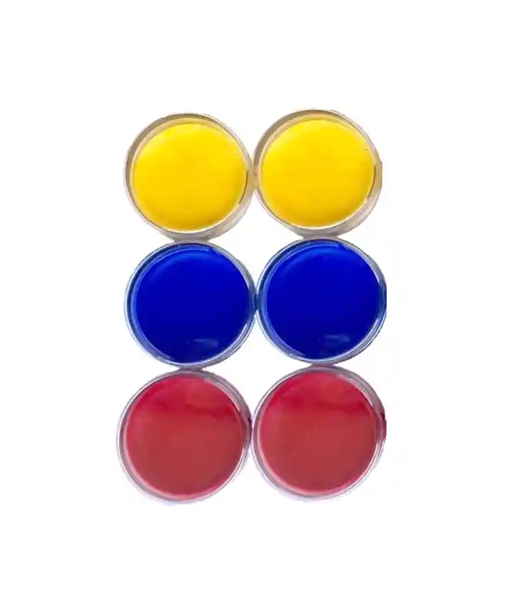 Pintucarita Maquillaje Artístico 3 Gr X 6 Unidades Colores Bandera De Colombia