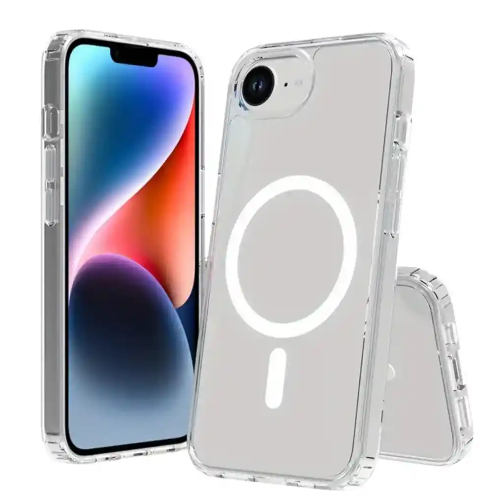 Estuche Transparente Para Carga Magnetica Para Iphone 16e