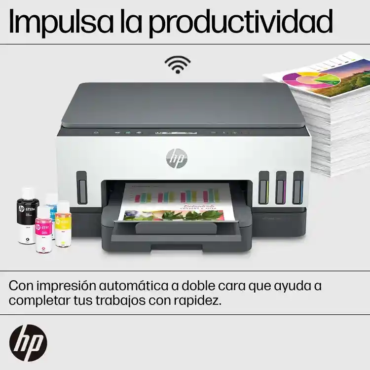 Impresora Multifunción A Color Hp Smart Tank 720 Con Wifi